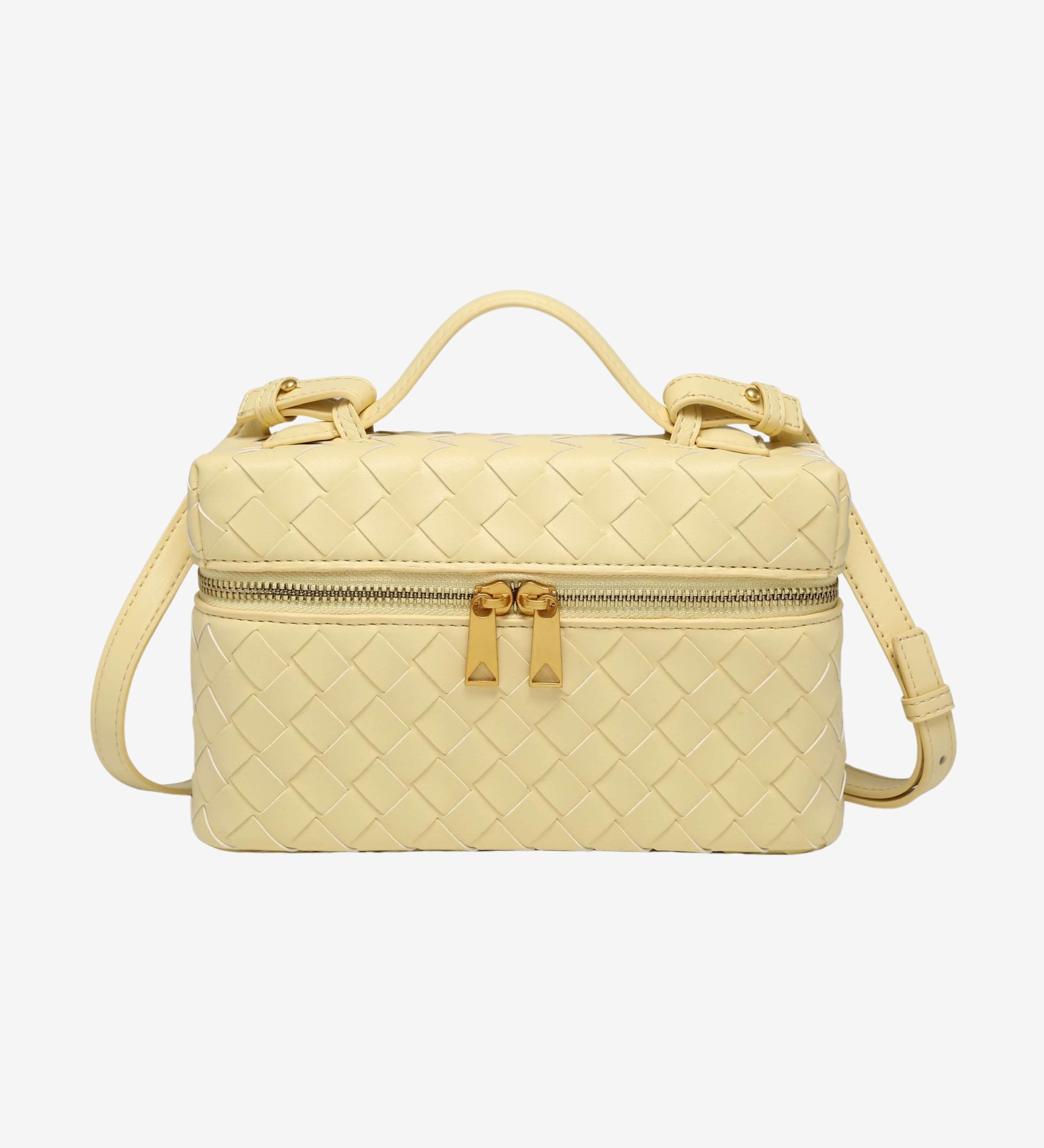 JULIANA™ – MALA ESTRUTURADA ENTRELAÇADA COM BRILHO