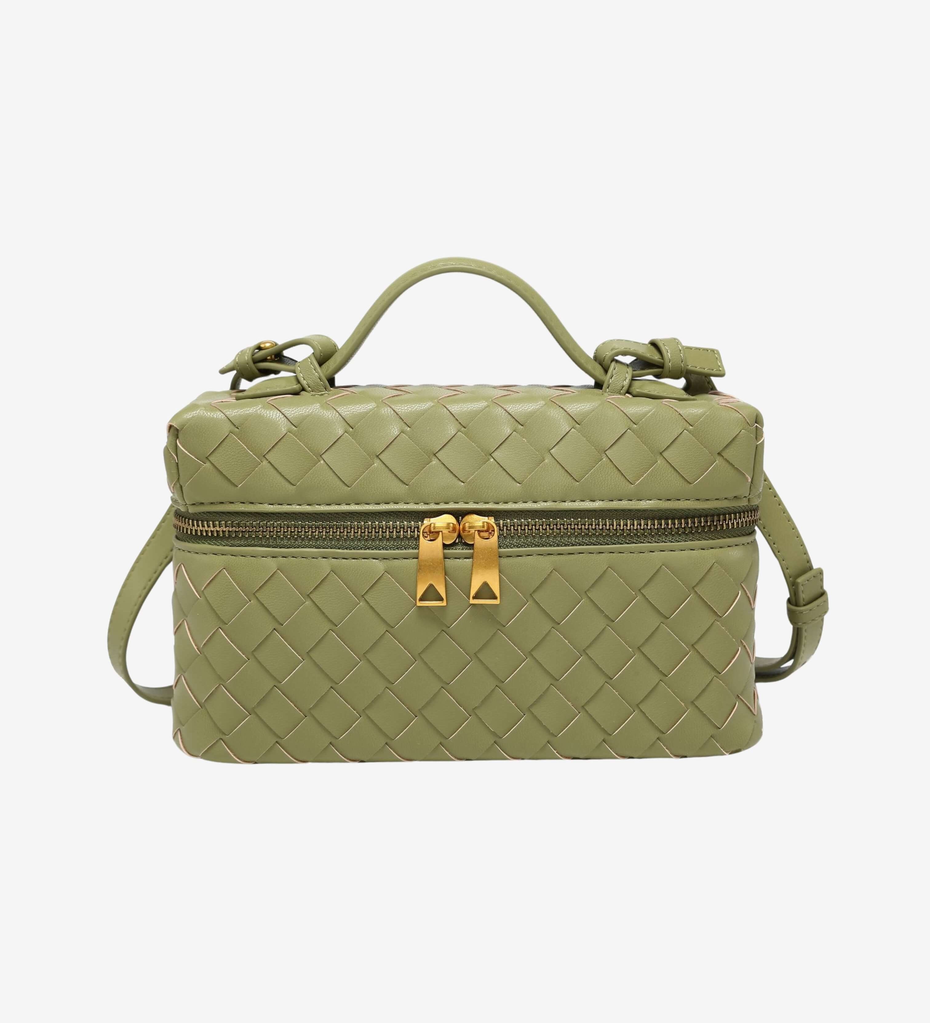 JULIANA™ – MALA ESTRUTURADA ENTRELAÇADA COM BRILHO