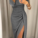 ÉRICA™ - VESTIDO DE GALA COM OMBROS DESCOBERTOS