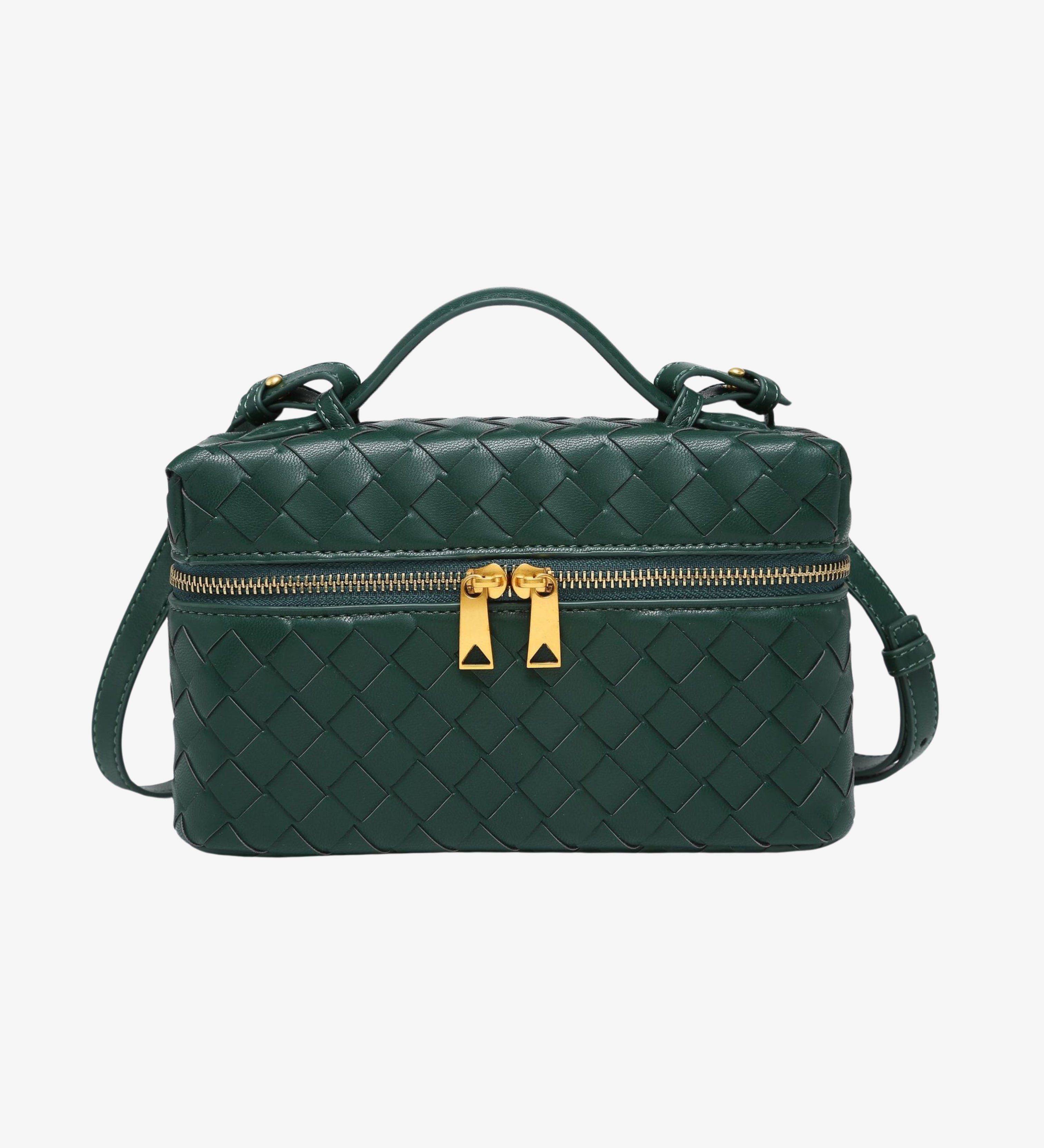 JULIANA™ – MALA ESTRUTURADA ENTRELAÇADA COM BRILHO