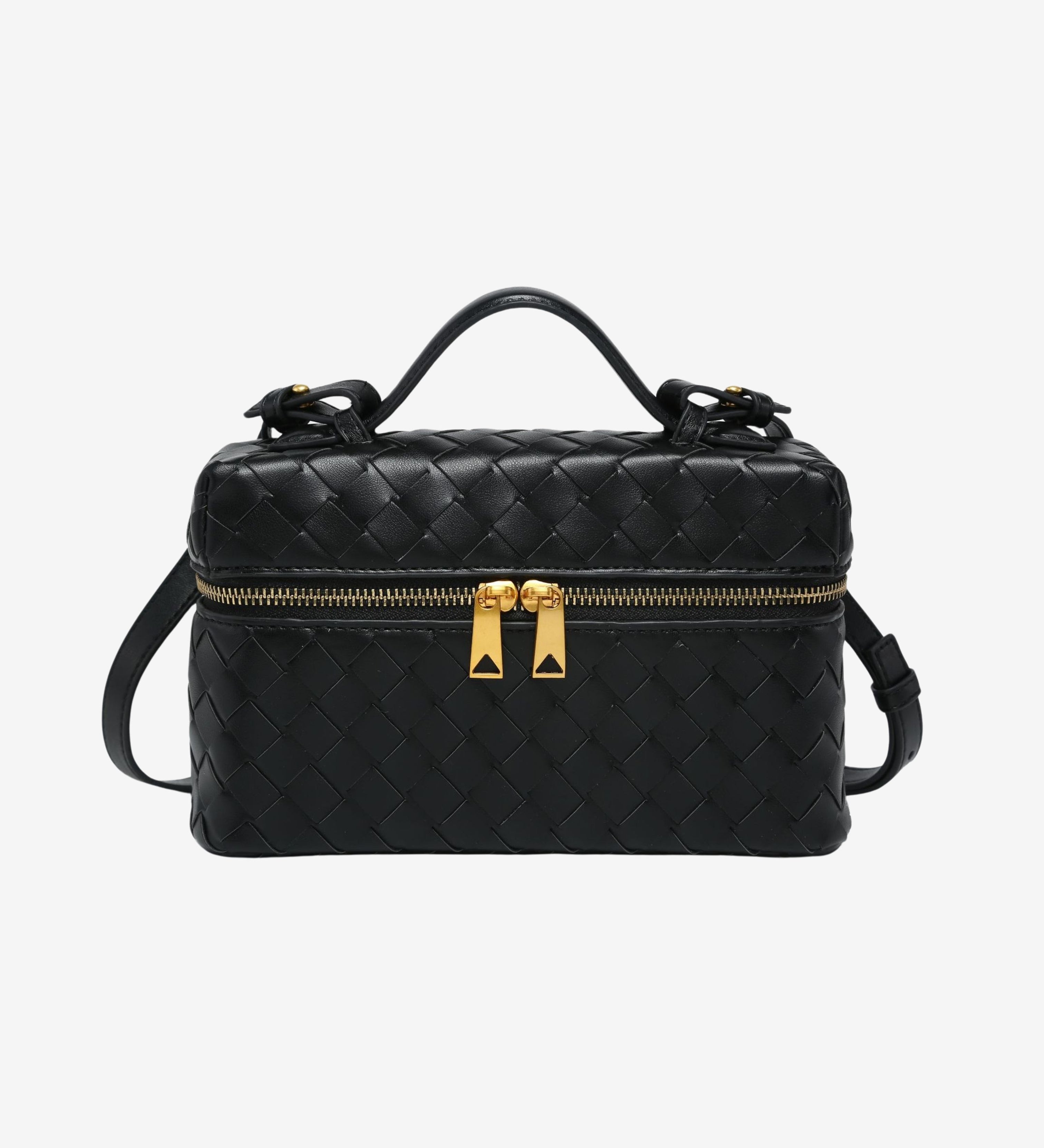 JULIANA™ – MALA ESTRUTURADA ENTRELAÇADA COM BRILHO