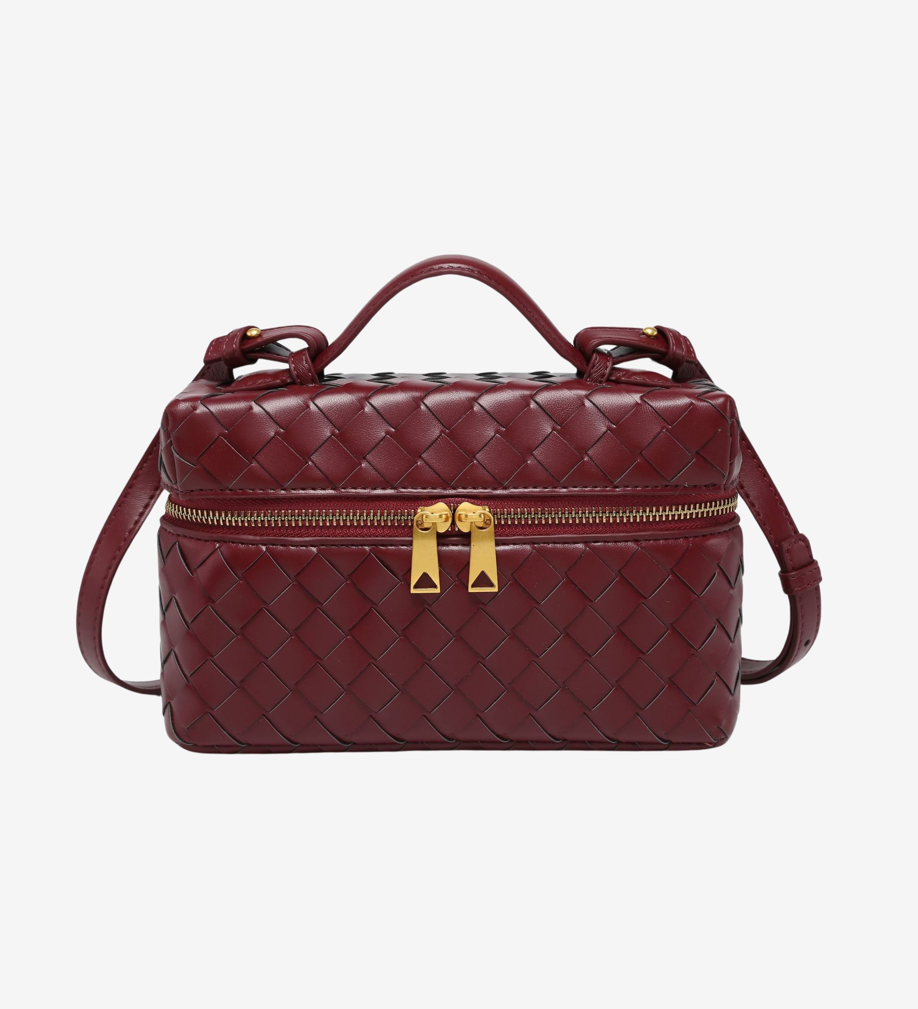 JULIANA™ – MALA ESTRUTURADA ENTRELAÇADA COM BRILHO