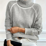 ELLE™ – CAMISOLA DE GOLA ALTA CONFORTÁVEL