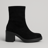 LUNA™ – BOTAS DE CAMURÇA COM SALTO BLOCO