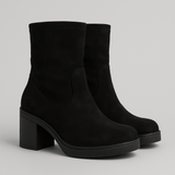 LUNA™ – BOTAS DE CAMURÇA COM SALTO BLOCO