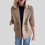 LENORA™ – BLAZER DE LUXO COM MANGAS DE MALHA
