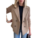 LENORA™ – BLAZER DE LUXO COM MANGAS DE MALHA