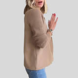 LENORA™ – BLAZER DE LUXO COM MANGAS DE MALHA