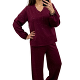 BRUNA™ - CONJUNTO COM BRILHO GLITTER