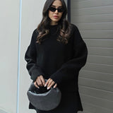 MARIE™ – CONJUNTO DE MALHA COM BLUSA E SAIA