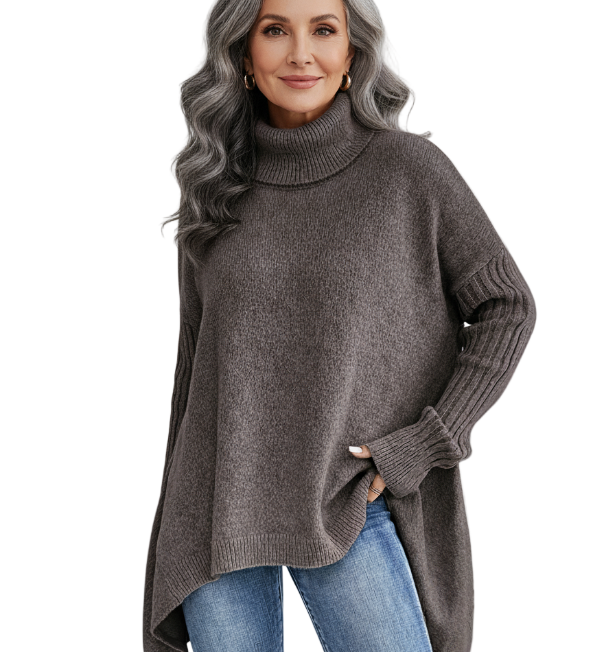 MARIA LEONOR™ – CAMISOLA DE GOLA ALTA JUSTA AO CORPO