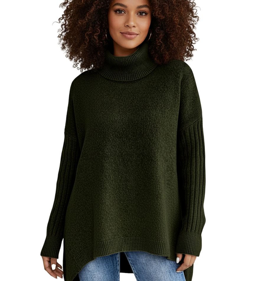 MARIA LEONOR™ – CAMISOLA DE GOLA ALTA JUSTA AO CORPO