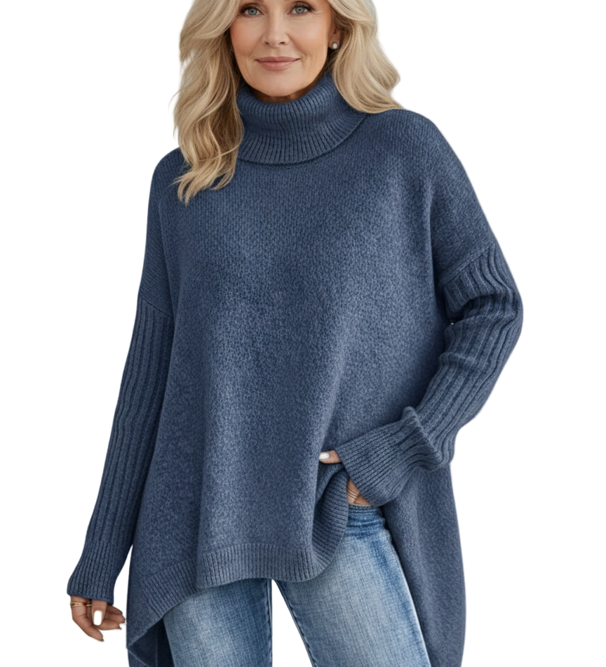 MARIA LEONOR™ – CAMISOLA DE GOLA ALTA JUSTA AO CORPO