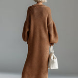 SARA™ - VESTIDO TRICOTADO MAXI