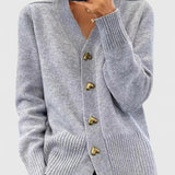 CELINA™ – CARDIGAN ELEGANTE COM BOTÕES