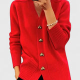 CELINA™ – CARDIGAN ELEGANTE COM BOTÕES