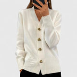 CELINA™ – CARDIGAN ELEGANTE COM BOTÕES