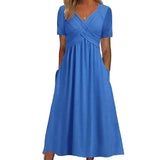 JASMIN™ – VESTIDO MIDI ELEGANTE COM EXPRESSÃO REFINADA E FEMININA