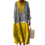 JULIA™ – VESTIDO ELEGANTE COM PADRÃO GEOMÉTRICO