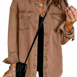 ROXANE™ – CASACO DE GANGA CLÁSSICO PARA O DIA A DIA