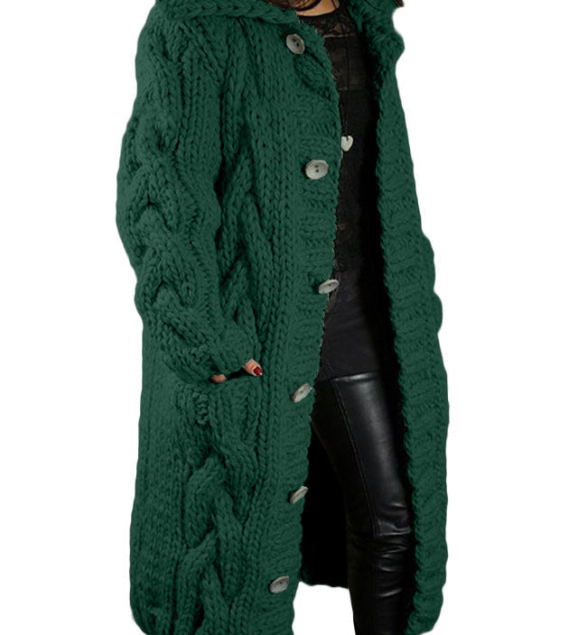 HELENA™ – CARDIGAN DE MALHA LONGO E GROSSO