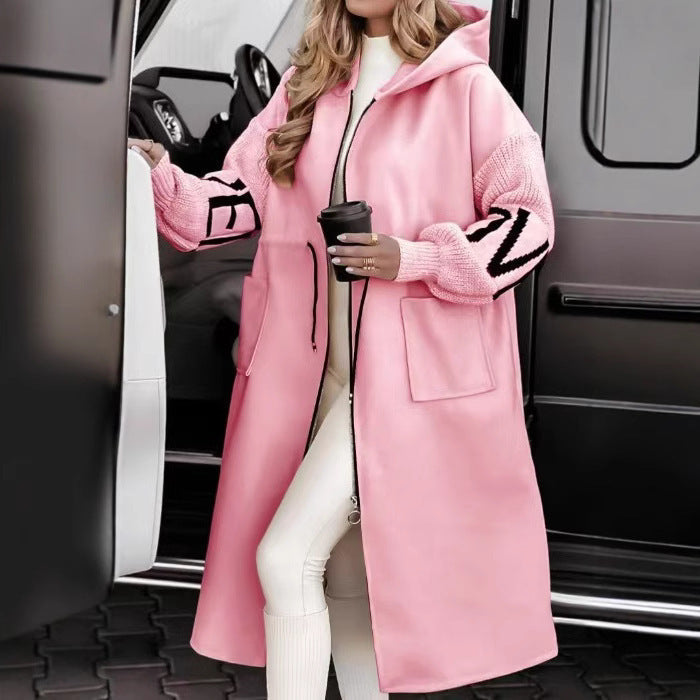 ROSANA™ – CASACO DE MALHA COM CAPUZ E DESIGN ELEGANTE