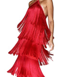 SANDRA™ – VESTIDO COM FRANJAS E ELEGÂNCIA DESCONTRAÍDA