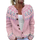 LIANA™ – CARDIGAN LEVE COM PADRÃO LÚDICO