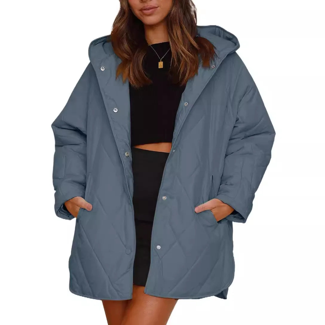 SUSANA™ – CASACO DE INVERNO OVERSIZE COM CAPUZ
