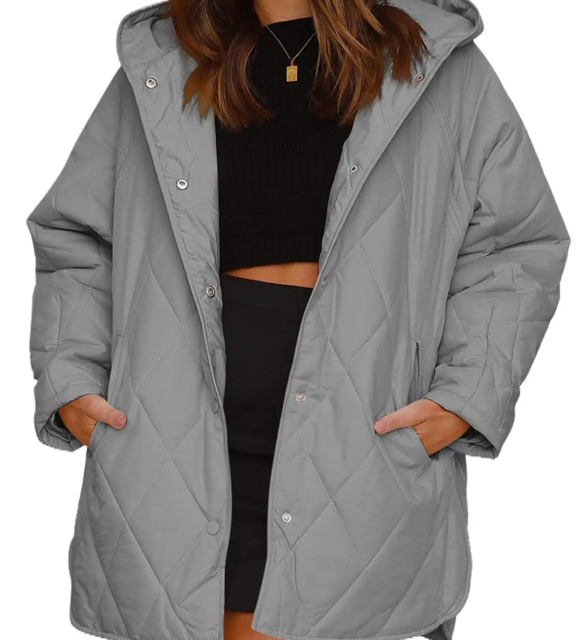 SUSANA™ – CASACO DE INVERNO OVERSIZE COM CAPUZ