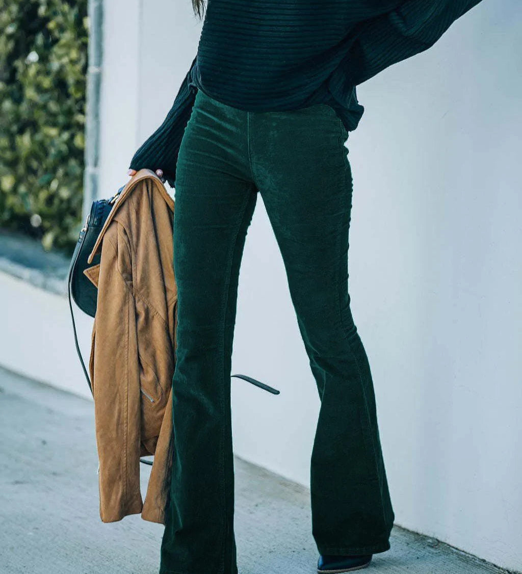 FRANCISCA™ – CALÇAS FLARE CONFORTÁVEIS