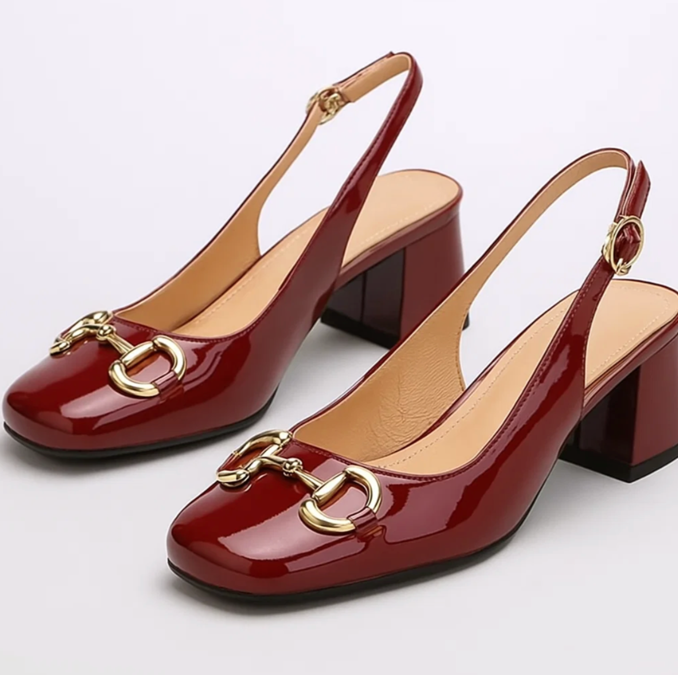 SERENA™ – SLINGBACK DE SALTO ELEGANTE COM BRILHO