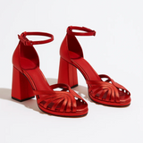 CLARA™ – SAPATOS DE SALTO COM SALTO LARGO, ELEGÂNCIA E CONFORTO