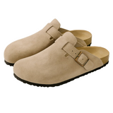 LEONIE™ – TAMANCOS EM CAMURÇA COM ESTILO E CONFORTO