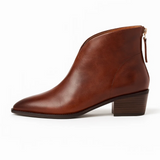 VALESKA™ - BOTINS DE COURO ELEGANTES