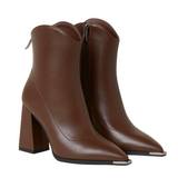 ARIZONA™ – BOTAS DE COURO COM BICO FINO