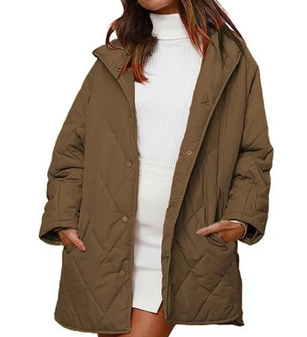 SUSANA™ – CASACO DE INVERNO OVERSIZE COM CAPUZ