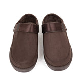 FRANCISCA™ – MULES DE CAMURÇA COM TIRA AJUSTÁVEL