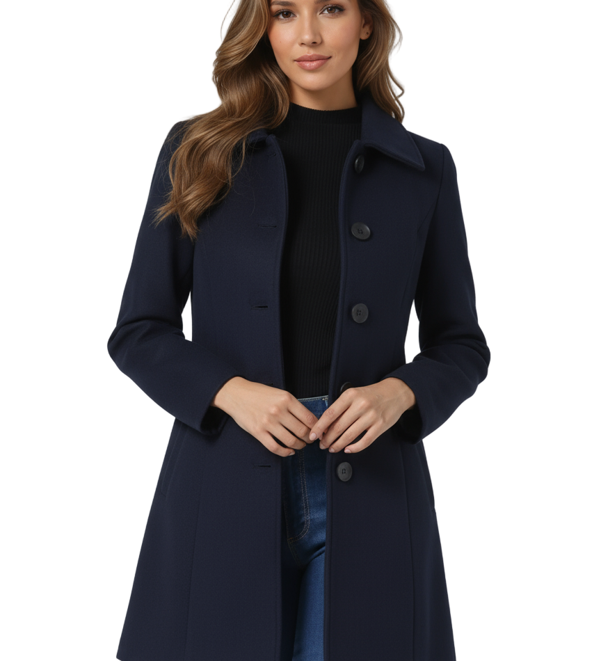 JOSEPHINE™ - CASACO DE INVERNO COM ABOTOAMENTO CLÁSSICO