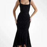 LILLY™ – VESTIDO LONGO CORSET COM ELEGANTE MODELAGEM