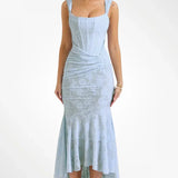 LILLY™ – VESTIDO LONGO CORSET COM ELEGANTE MODELAGEM