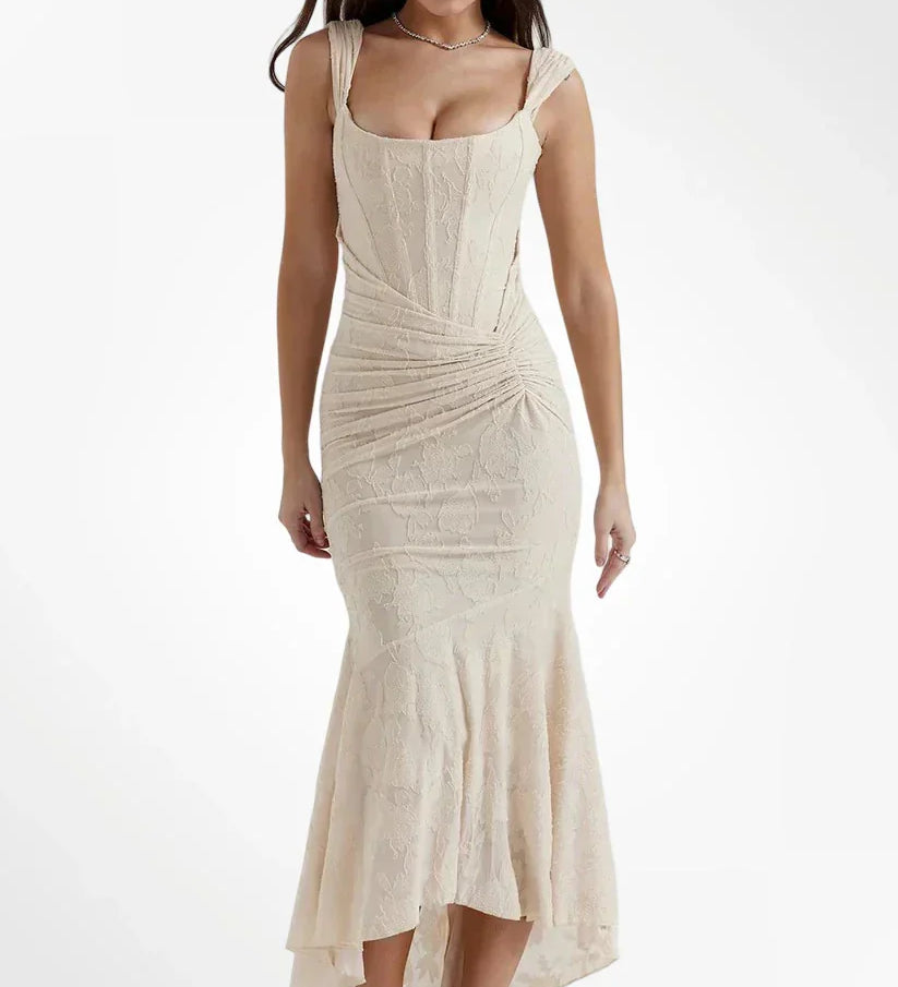 LILLY™ – VESTIDO LONGO CORSET COM ELEGANTE MODELAGEM