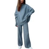 IVONE™ – CONJUNTO DE MALHA DE CORTE SOLTO COM DESIGN MINIMAL