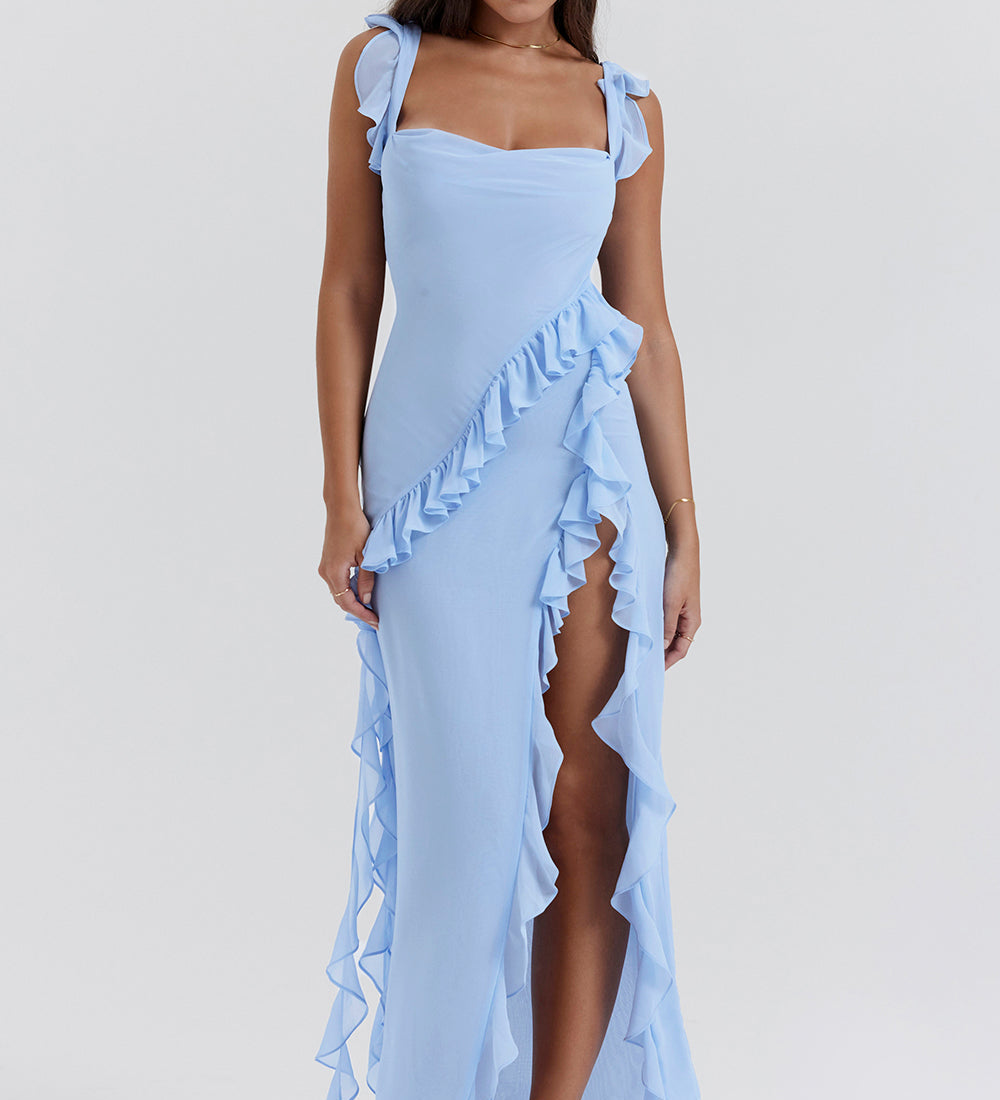 LAURA™ – VESTIDO MAXI ELEGANTE COM SILHUETA FLUIDA