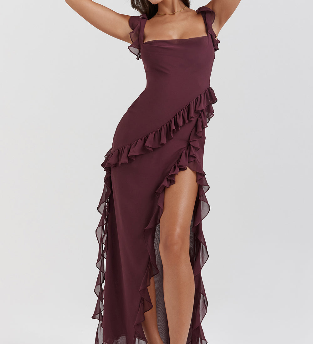 LAURA™ – VESTIDO MAXI ELEGANTE COM SILHUETA FLUIDA