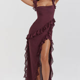 LAURA™ – VESTIDO MAXI ELEGANTE COM SILHUETA FLUIDA