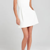 CINDY™ – VESTIDO MINI FEMININO COM APLICAÇÕES FLORAIS