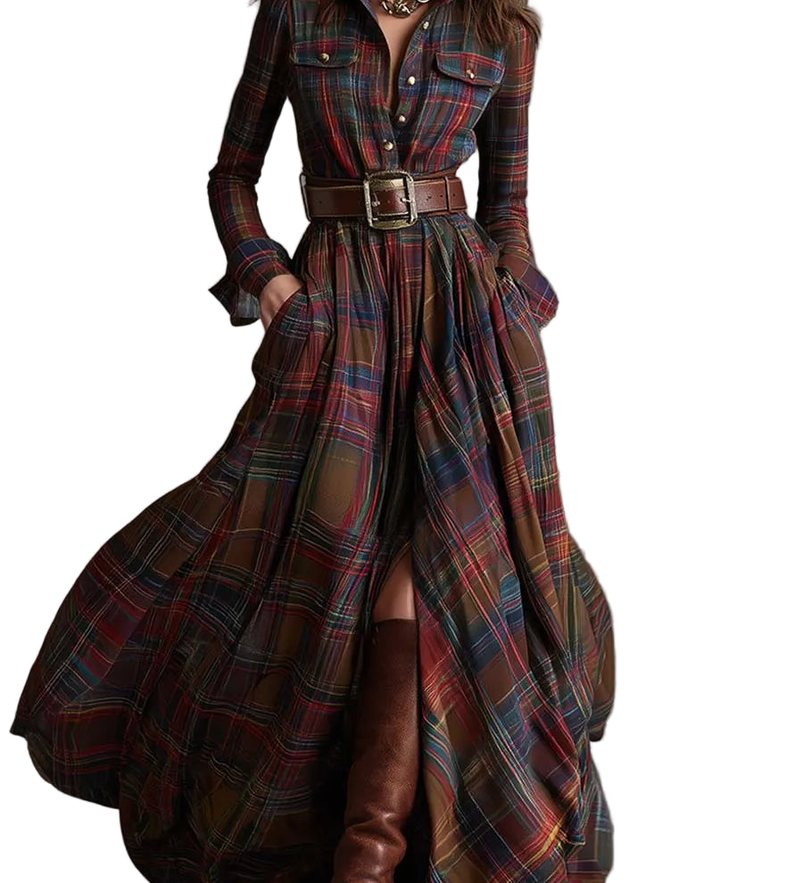 SCARLET™ - VESTIDO CAMISEIRO COM CINTO