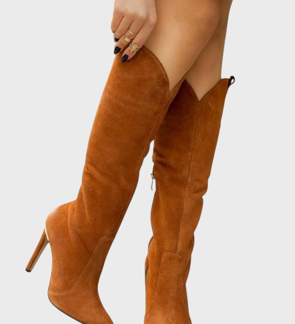 MIRIAM™ – BOTA DE COURO ELEGANTE