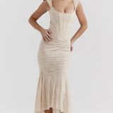 LILLY™ – VESTIDO LONGO CORSET COM ELEGANTE MODELAGEM